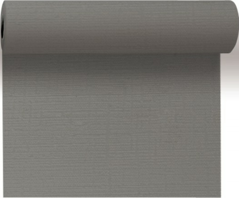 Nappe gris non tissé 220x127 cm Evolin Duni (25 pièces)