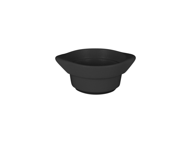 Cocotte rond noir porcelaine Ø 10 cm Chefs Fusion Rak