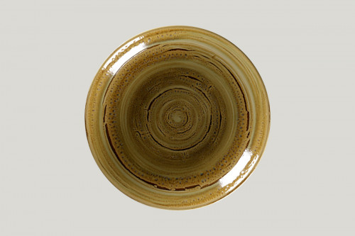 Assiette coupe creuse rond beige porcelaine Ø 28 cm Rakstone Spot Rak