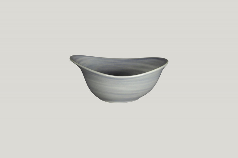 Bol triangulaire gris porcelaine 17,5 cm Rakstone Spot Rak