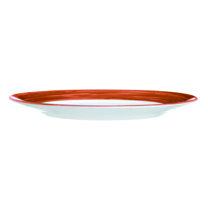 Assiette plate rond blanc verre opal Ø 23,5 cm Arcoroc