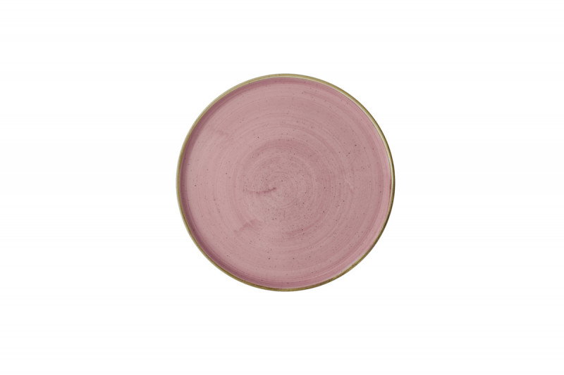 Assiette à bord droit rond Petal Pink porcelaine Ø 26 cm Stonecast Churchill