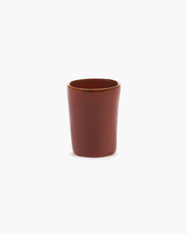 Tasse à espresso rond Venetian red grès émaillé 7 cl 5 cm La Mère Serax