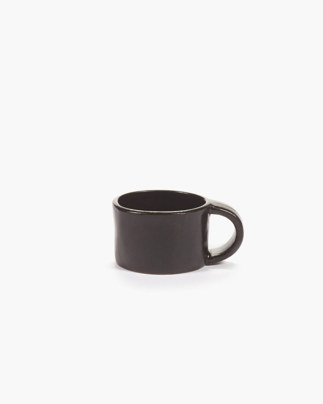 Tasse à ristretto rond ébène grès émaillé 6 cl 7,5 cm La Mère Serax